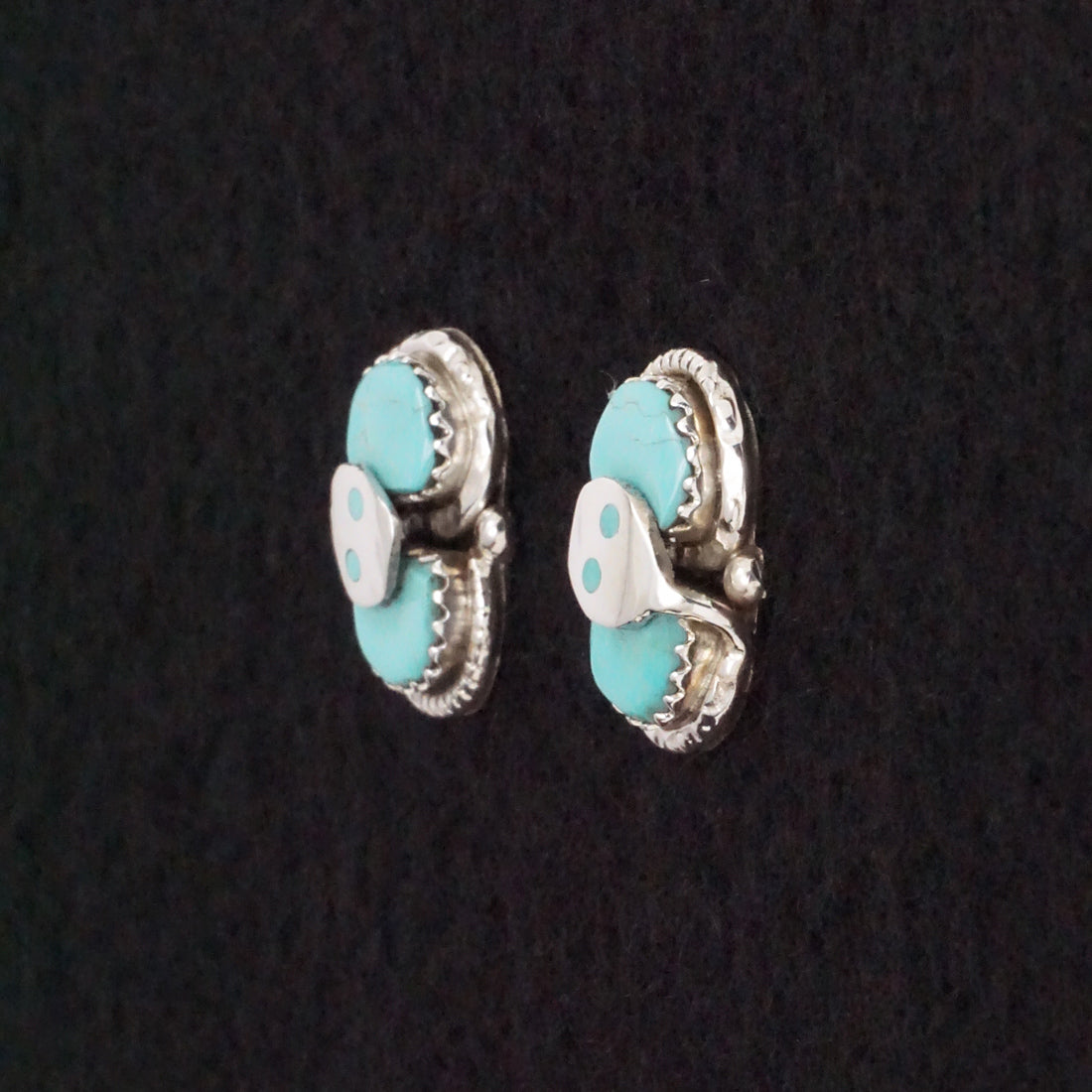 Joy Calavaza Turquoise & Sterling Silver Earrings