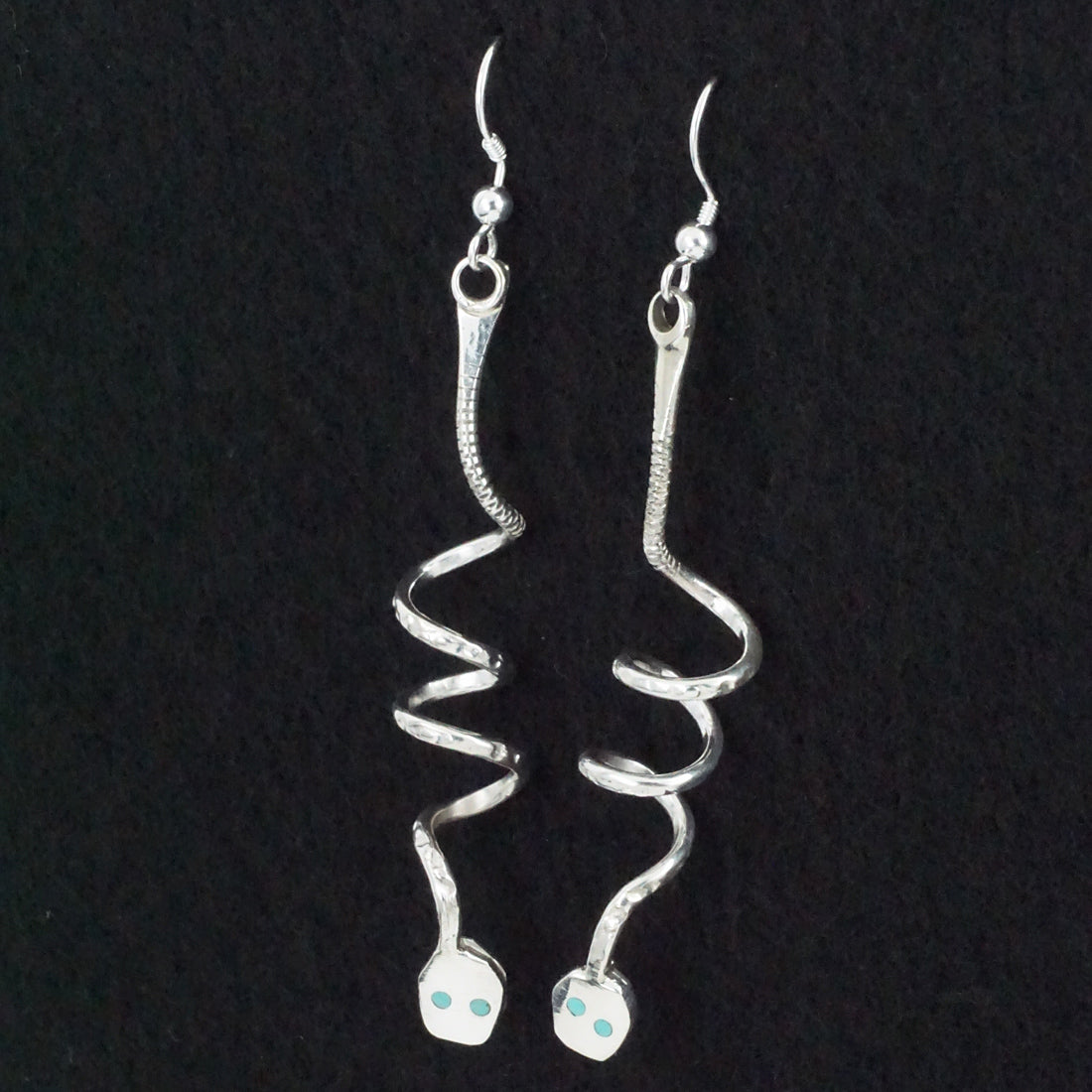 Joy Calavaza Turquoise & Sterling Silver Earrings