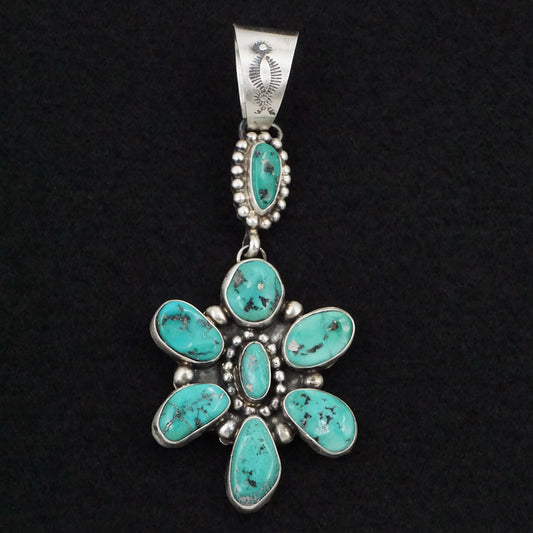 Darrin Livingston Turquoise & Sterling Silver Pendant