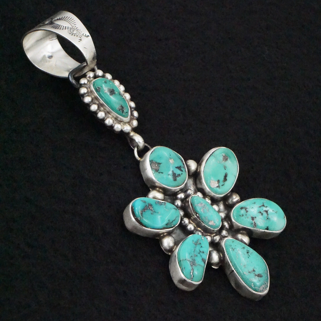 Darrin Livingston Turquoise & Sterling Silver Pendant