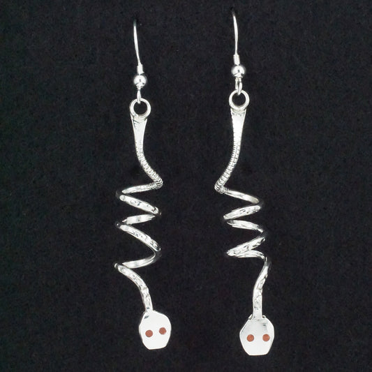 Joy Calavaza Coral & Sterling Silver Earrings