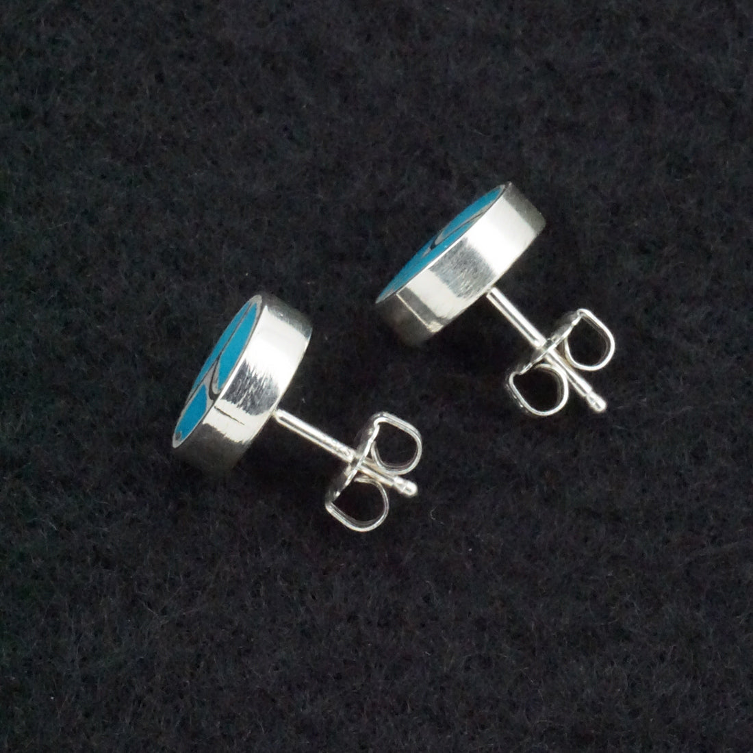 Lynette Johnson Turquoise & Sterling Silver Earrings