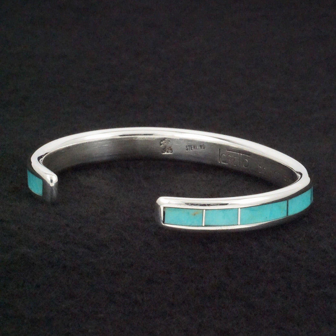 Larry Loretto Turquoise & Sterling Silver Bracelet