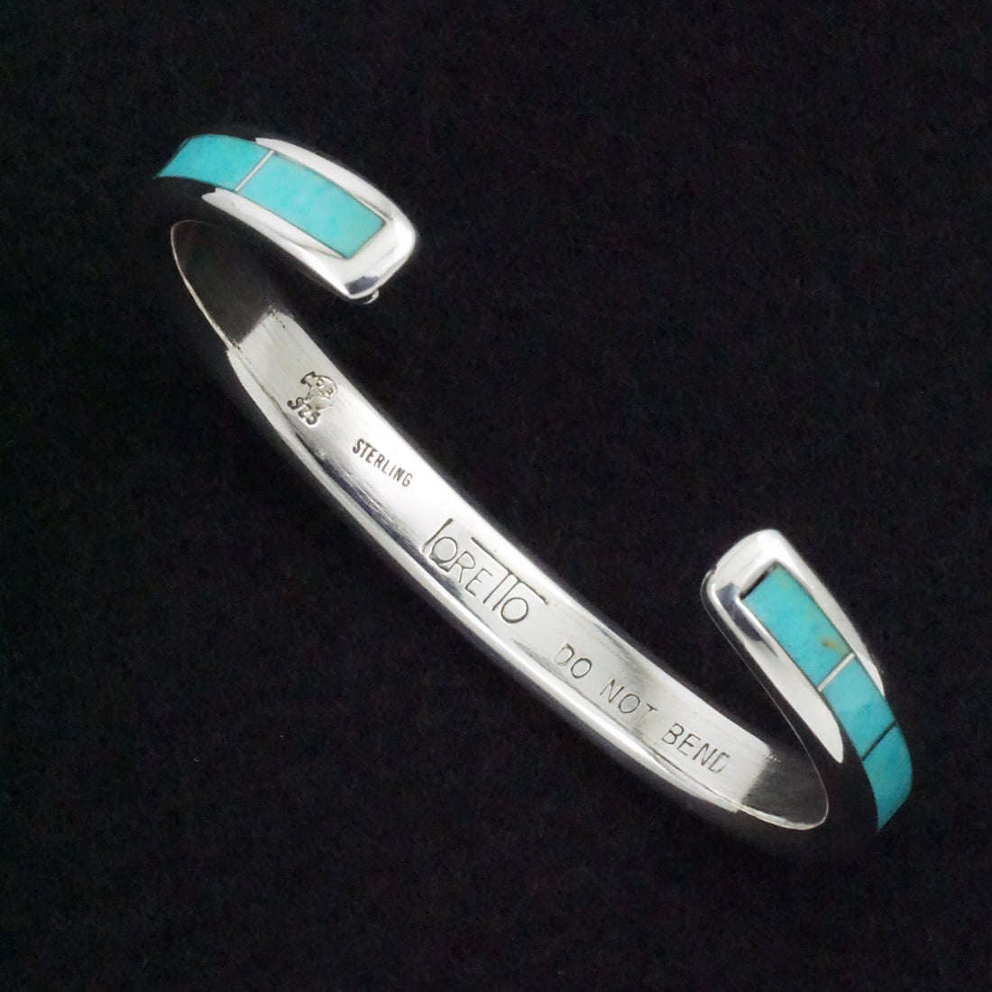 Larry Loretto Turquoise & Sterling Silver Bracelet