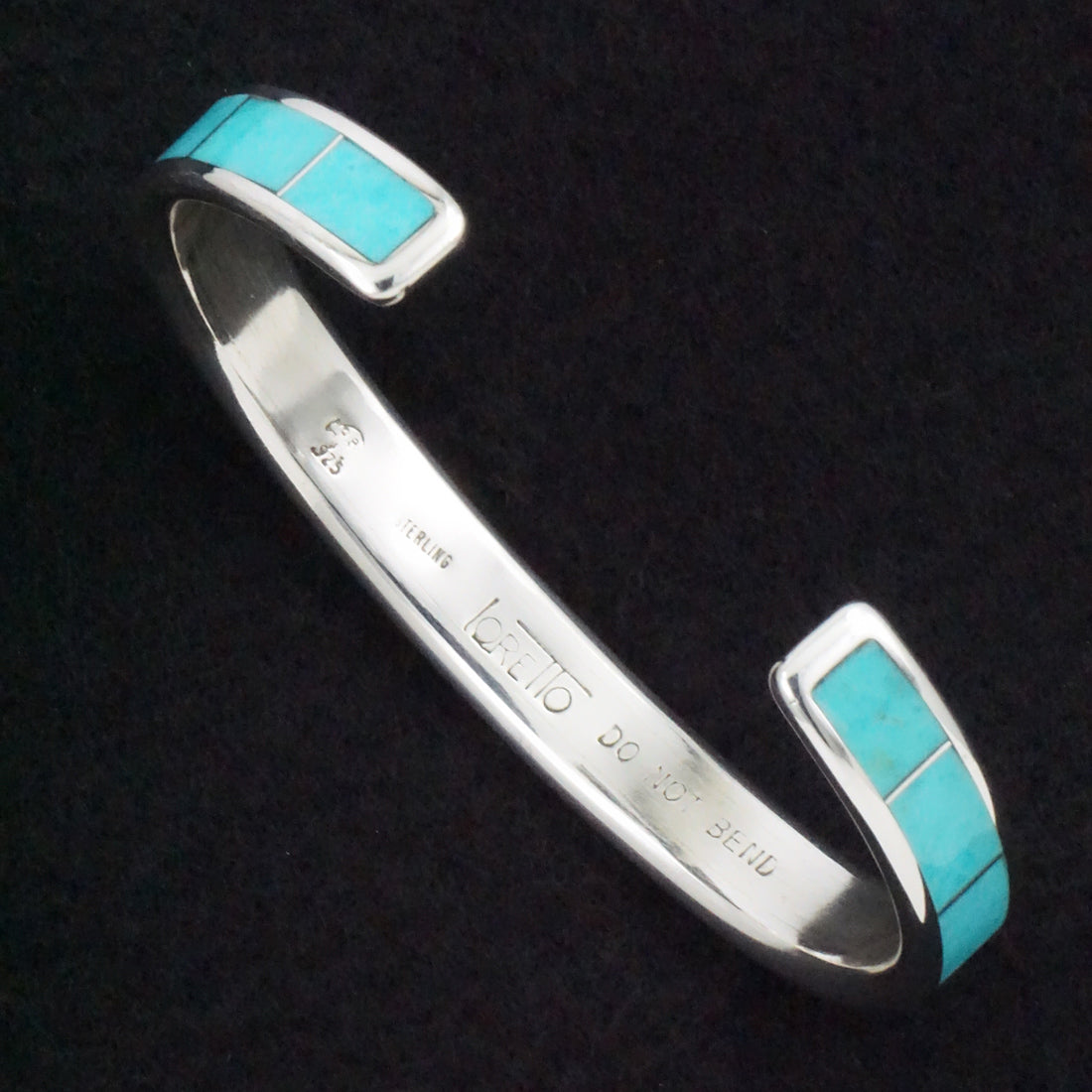 Larry Loretto Turquoise & Sterling Silver Bracelet