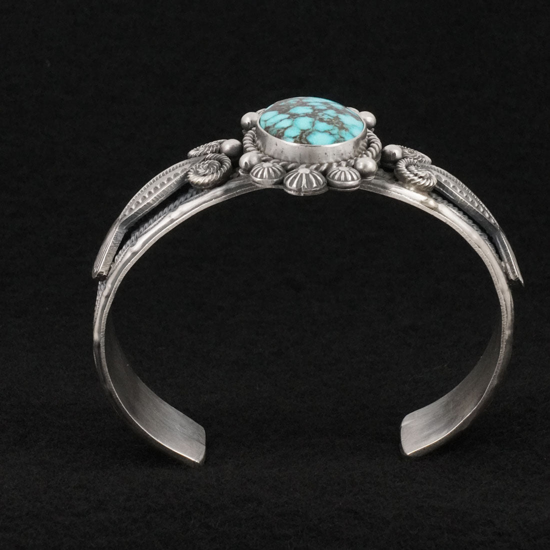 Michael Calladitto Turquoise & Sterling Silver Bracelet