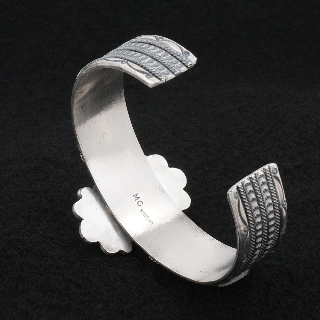 Michael Calladitto Turquoise & Sterling Silver Bracelet