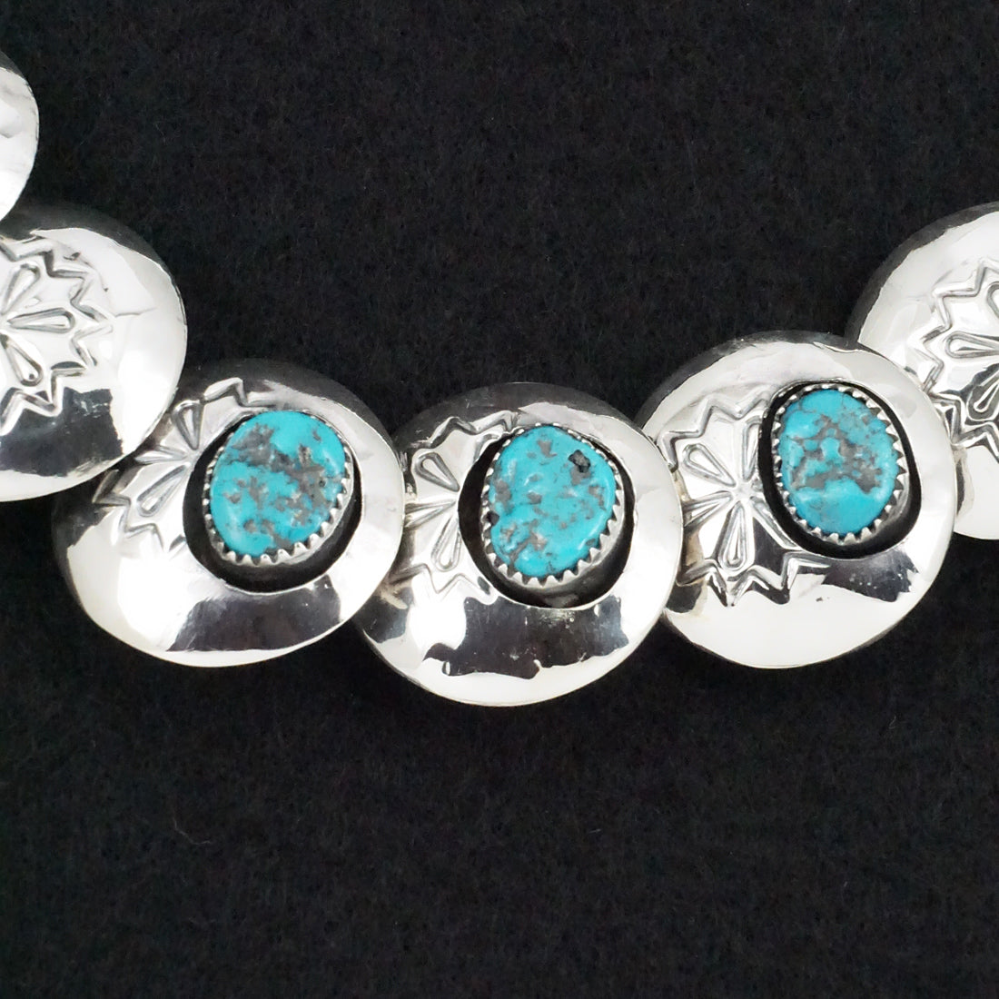 Tim Thompson Turquoise & Sterling Silver Necklace & Earrings Set