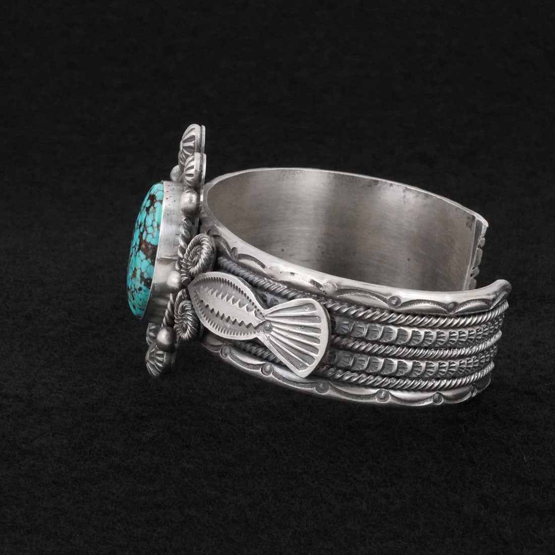 Michael Calladitto Turquoise & Sterling Silver Bracelet