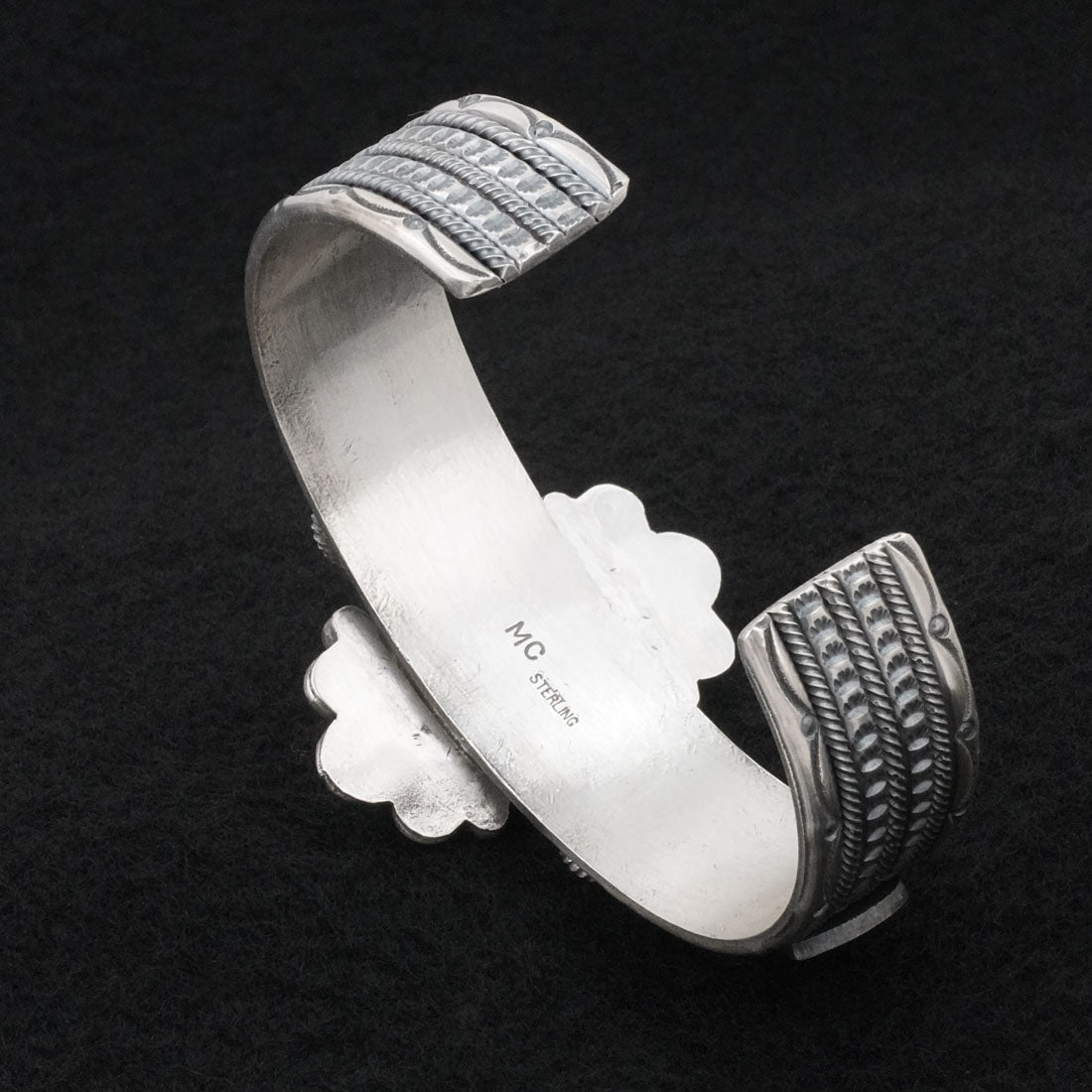 Michael Calladitto Turquoise & Sterling Silver Bracelet