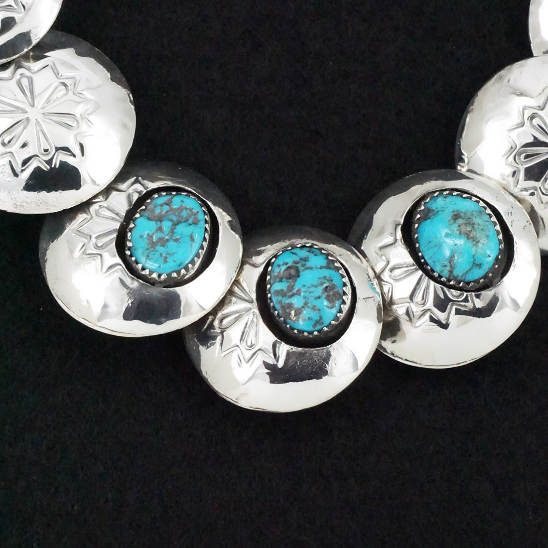 Tim Thompson Turquoise & Sterling Silver Necklace & Earrings Set