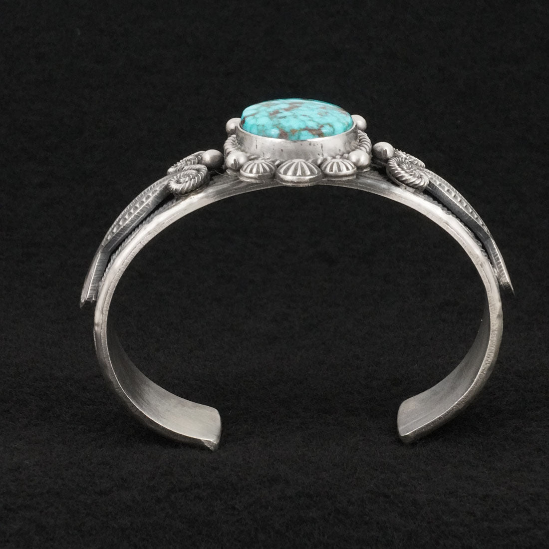 Michael Calladitto Turquoise & Sterling Silver Bracelet