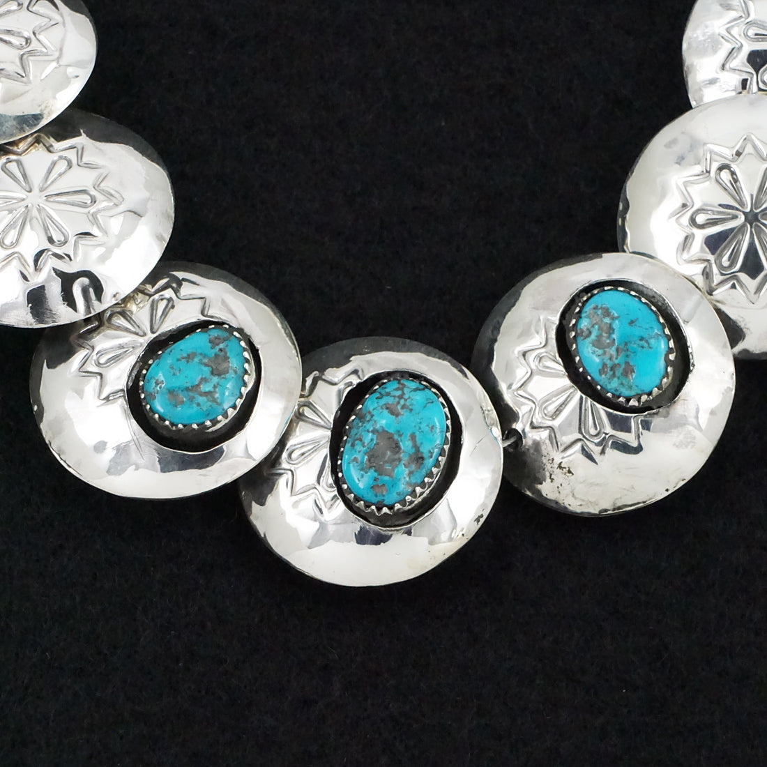 Tim Thompson Turquoise & Sterling Silver Necklace & Earrings Set