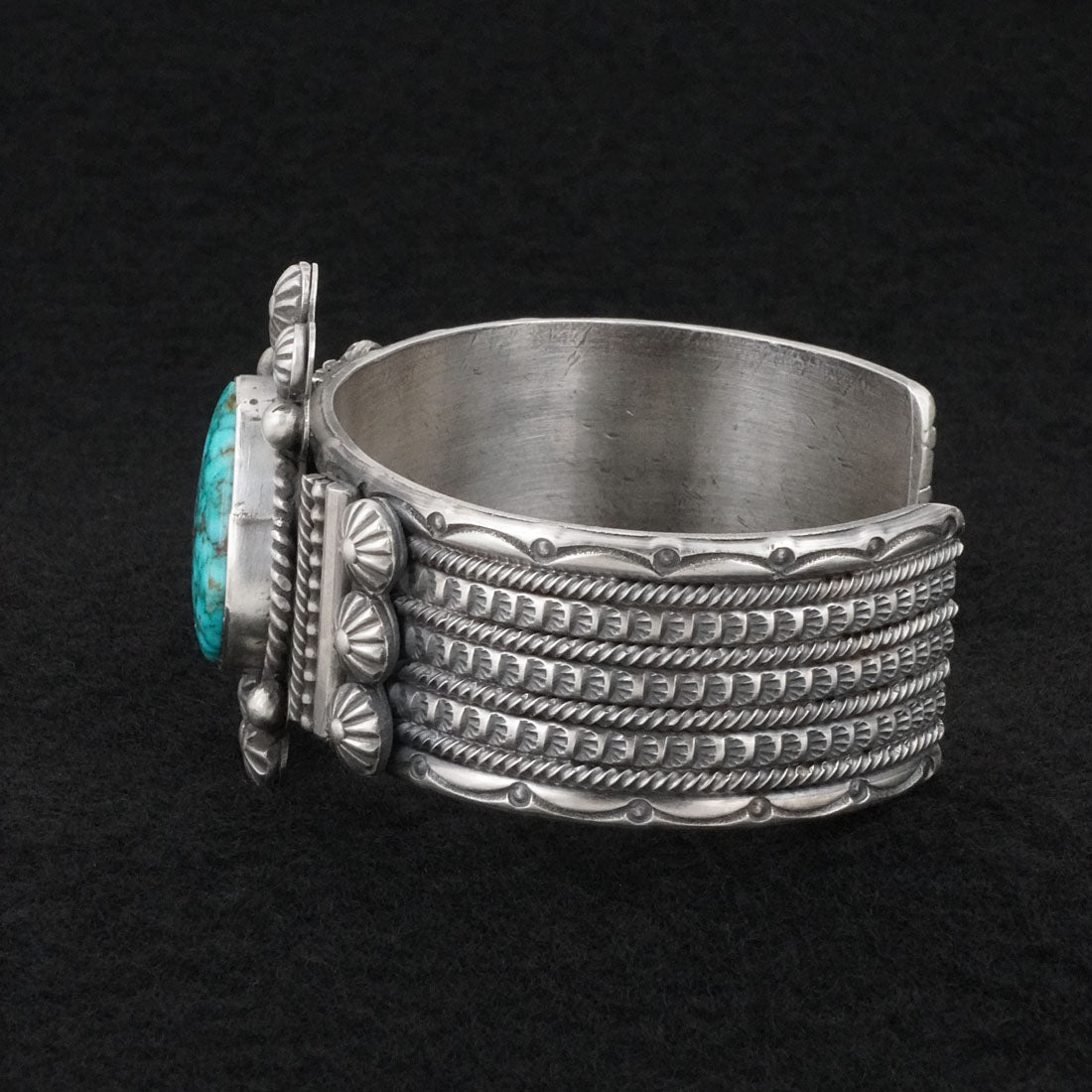 Michael Calladitto Turquoise & Sterling Silver Bracelet