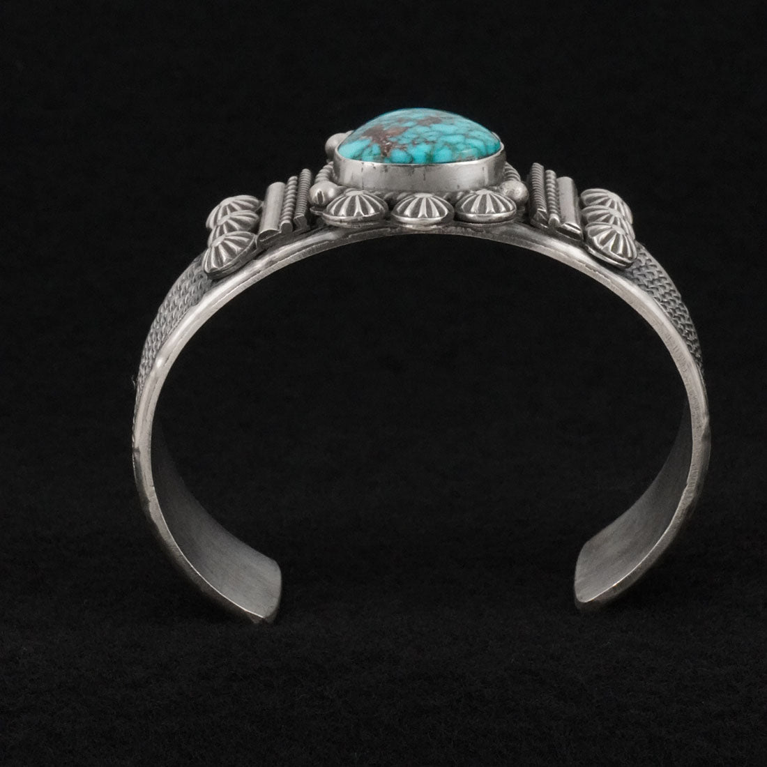 Michael Calladitto Turquoise & Sterling Silver Bracelet