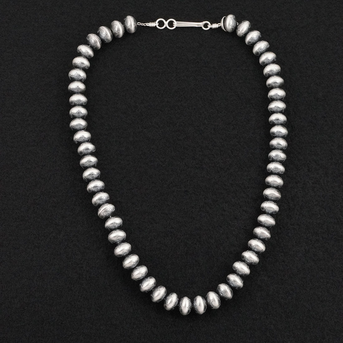 Bryannen Halwood Sterling Silver Navajo Pearl Necklace 18"