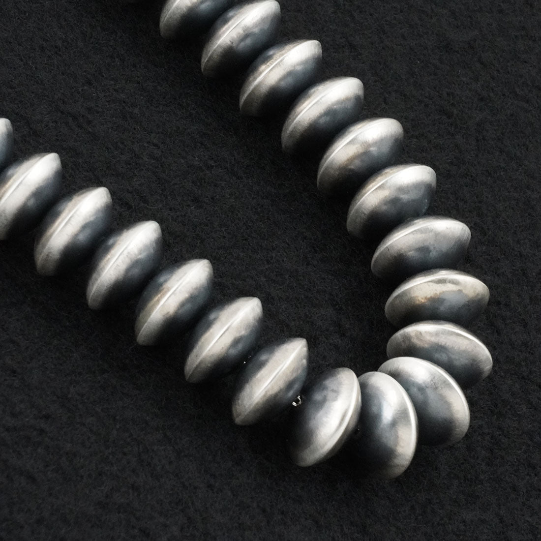 Bryannen Halwood Sterling Silver Navajo Pearl Necklace 24"