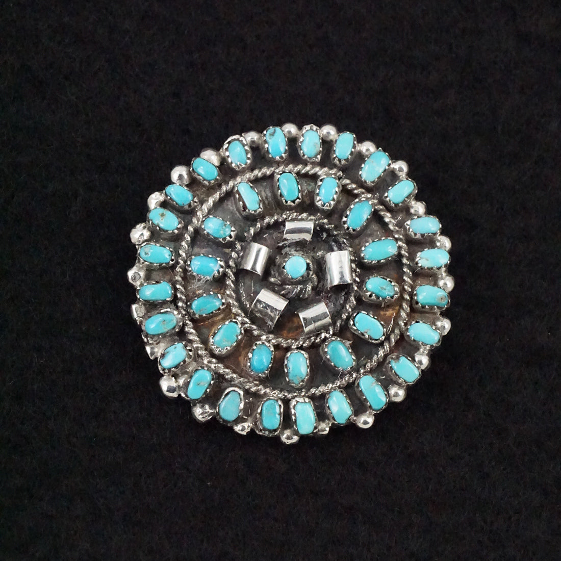 Lorencita Walela Turquoise & Sterling Silver Pin/Pendant