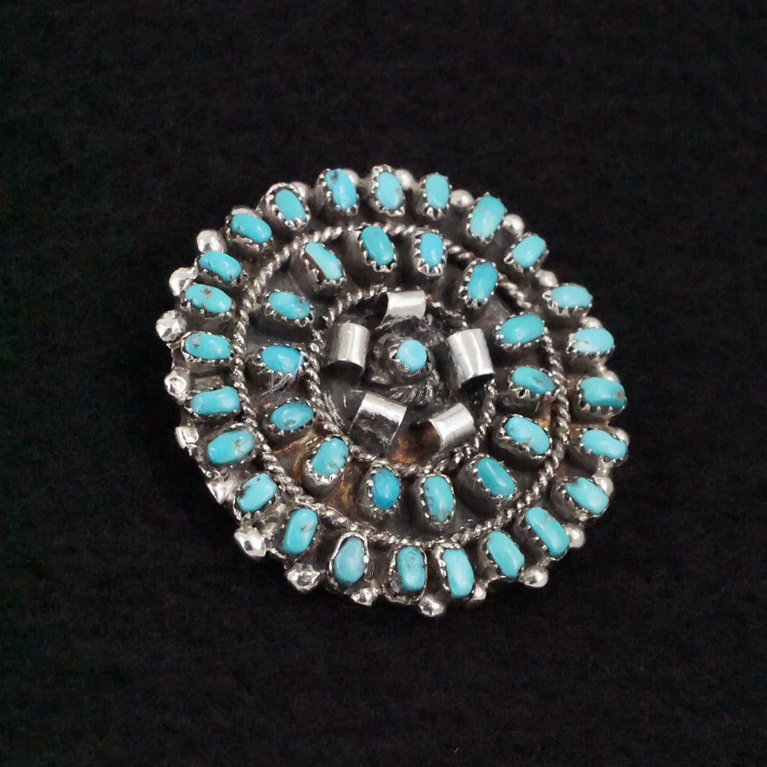 Lorencita Walela Turquoise & Sterling Silver Pin/Pendant