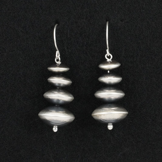 Bryannen Halwood Sterling Silver Navajo Pearl Earrings