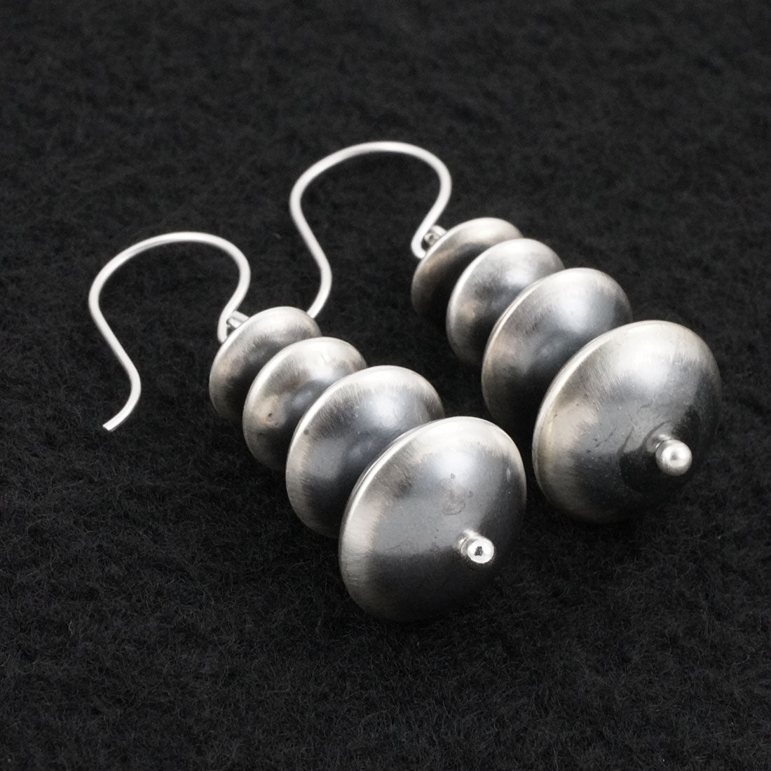 Bryannen Halwood Sterling Silver Navajo Pearl Earrings