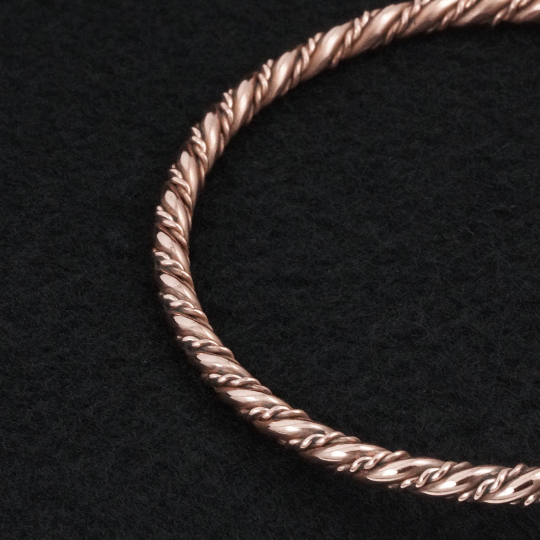 Elaine Tahe Copper Bangle Bracelet