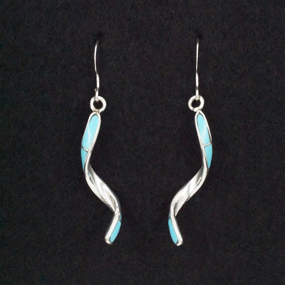 Ira Johnson Turquoise & Sterling Silver Earrings