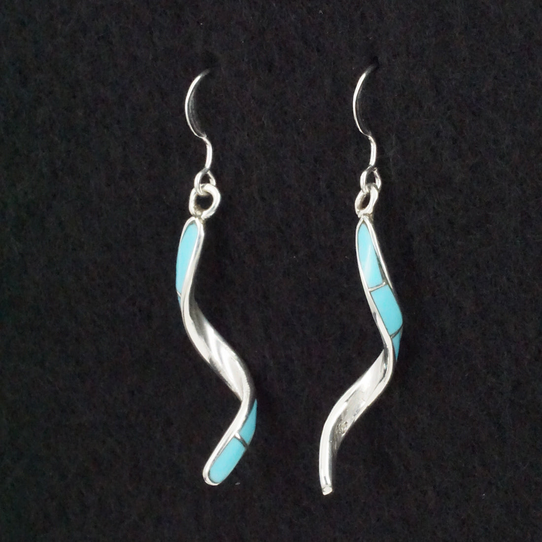 Ira Johnson Turquoise & Sterling Silver Earrings