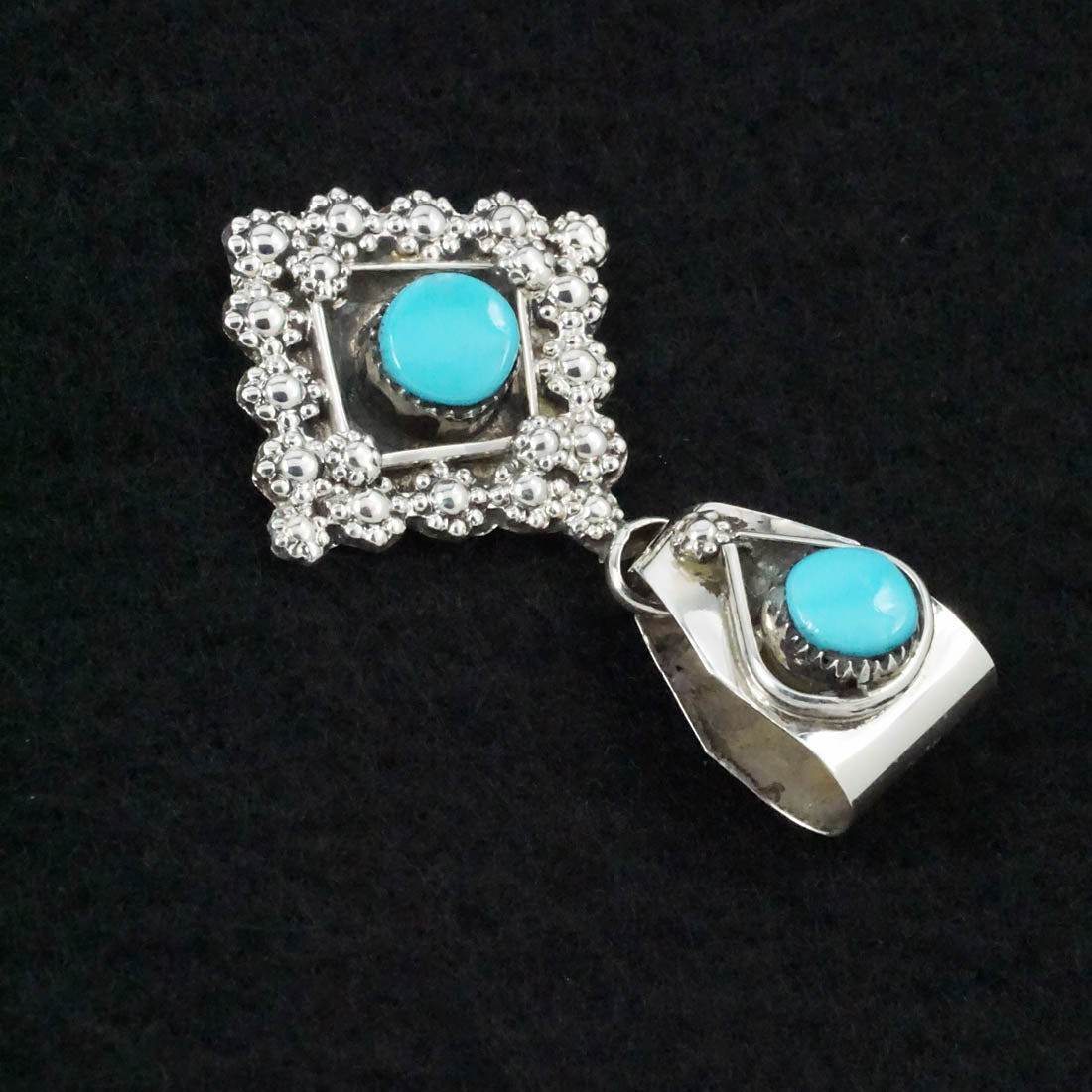 Verdie Booqua Turquoise & Sterling Silver Pendant