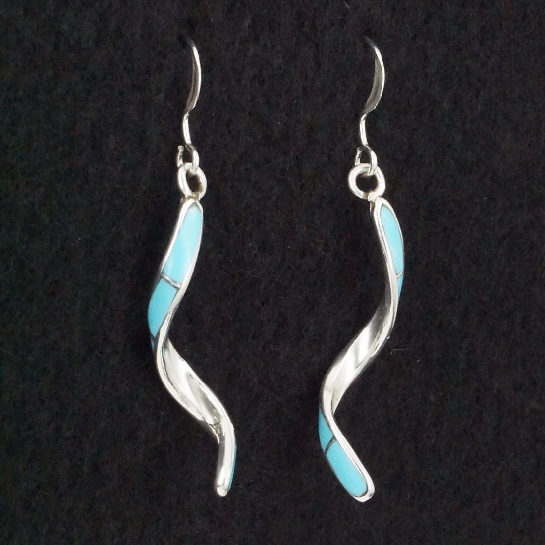 Ira Johnson Turquoise & Sterling Silver Earrings