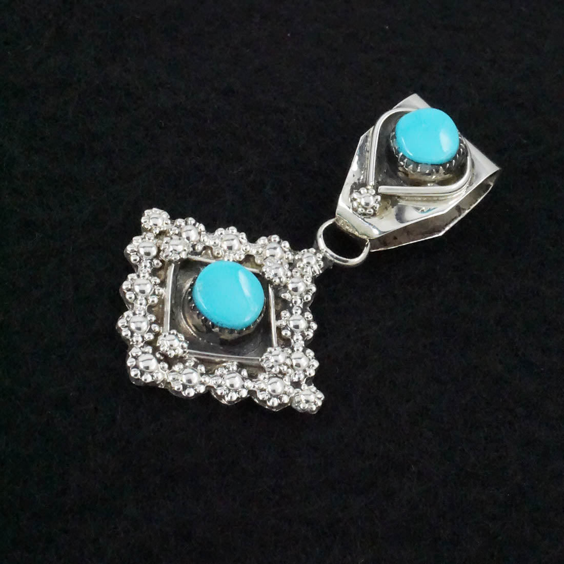 Verdie Booqua Turquoise & Sterling Silver Pendant