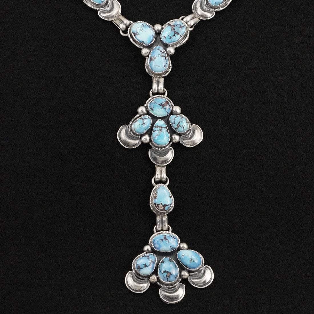 Paul Livingston Turquoise & Sterling Silver Necklace Set