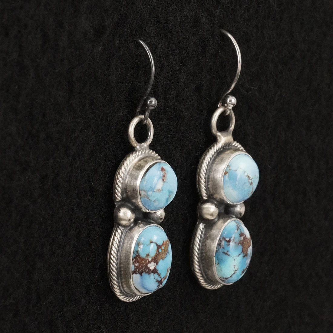 Paul Livingston Turquoise & Sterling Silver Necklace Set