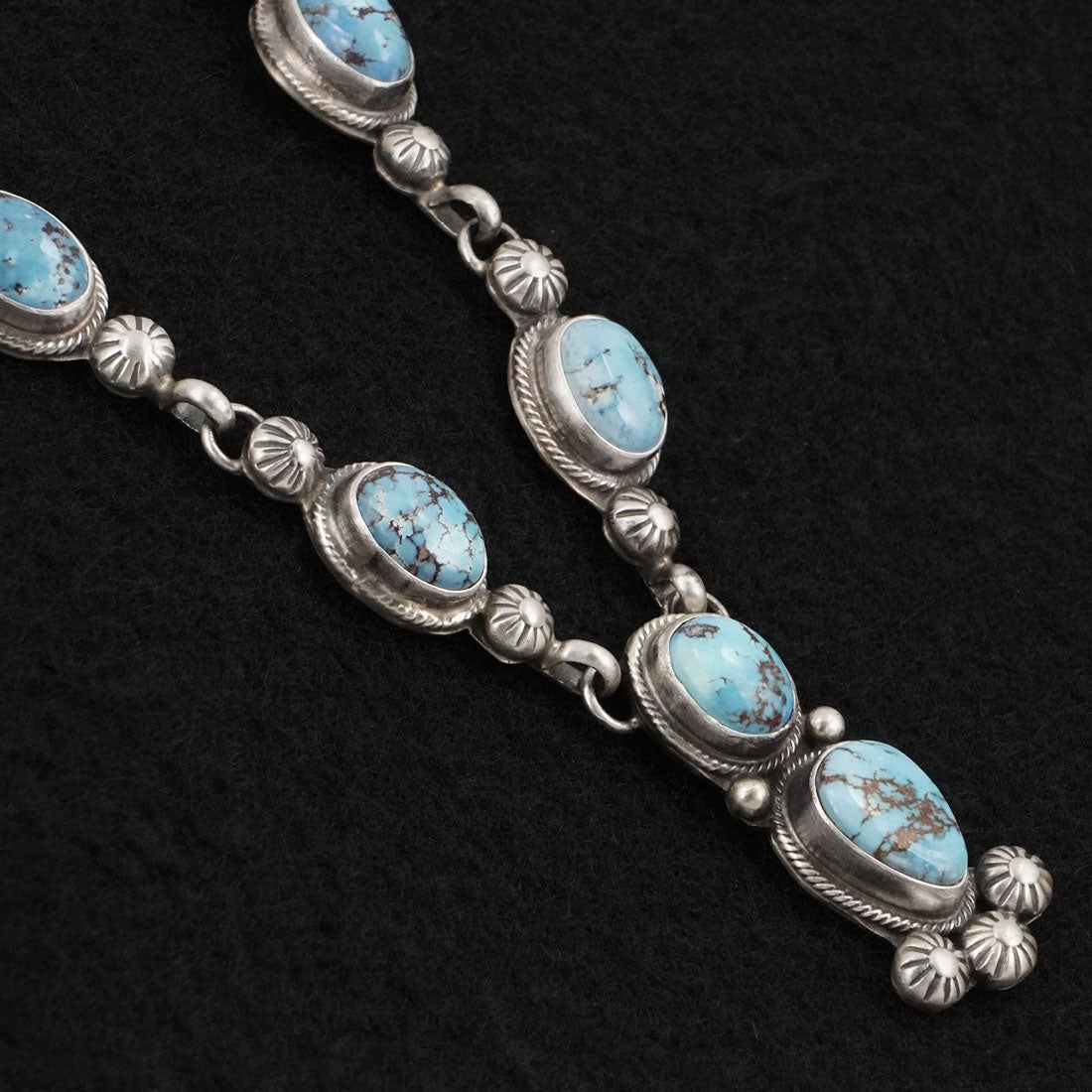 Kathleen Livingston Turquoise & Sterling Silver Necklace Set