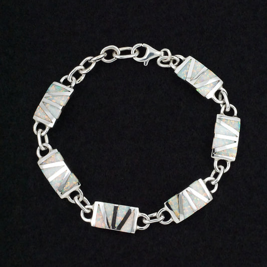 Wilfred Siutza Opalite & Sterling Silver Link Bracelet