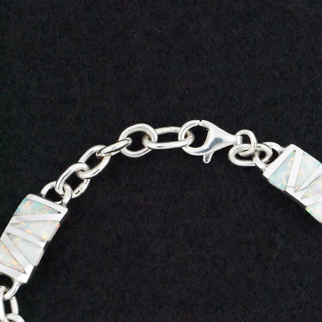 Wilfred Siutza Opalite & Sterling Silver Link Bracelet