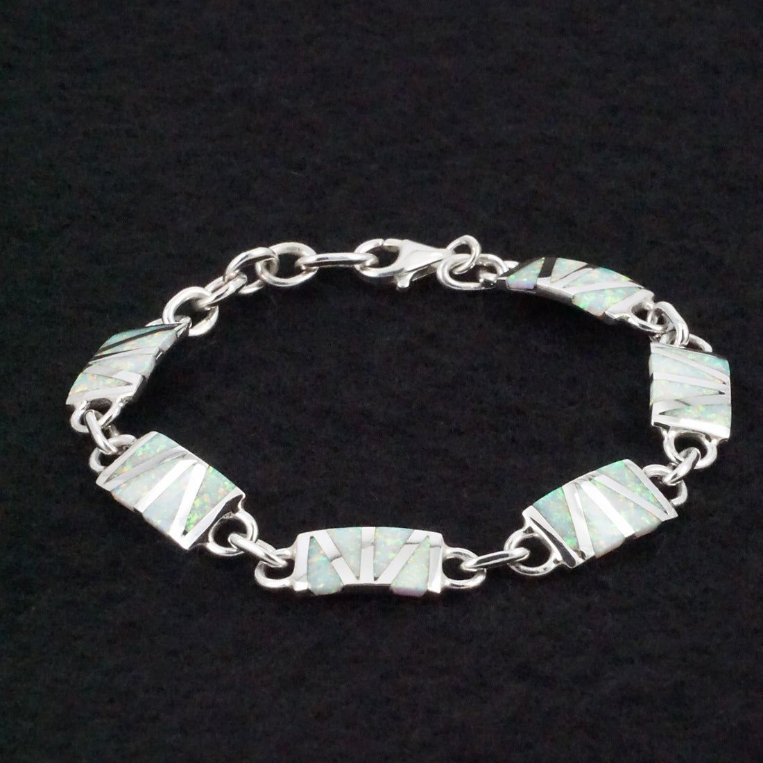 Wilfred Siutza Opalite & Sterling Silver Link Bracelet