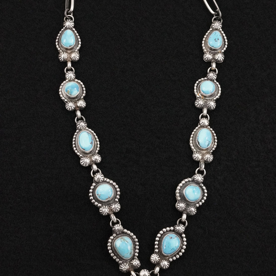 Kathleen Livingston Turquoise & Sterling Silver Necklace Set