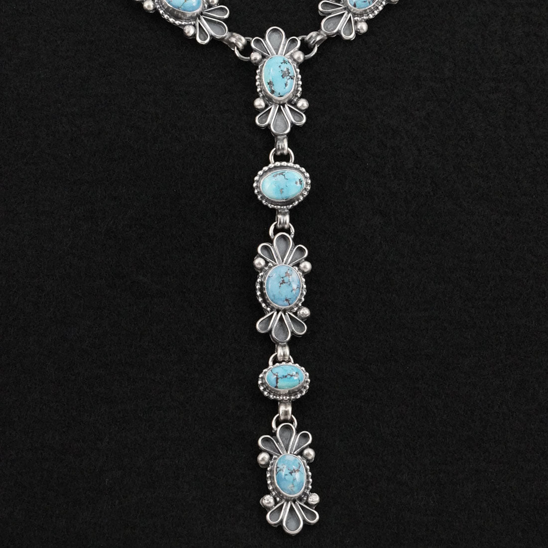 Darrin Livingston Turquoise & Sterling Silver Necklace Set