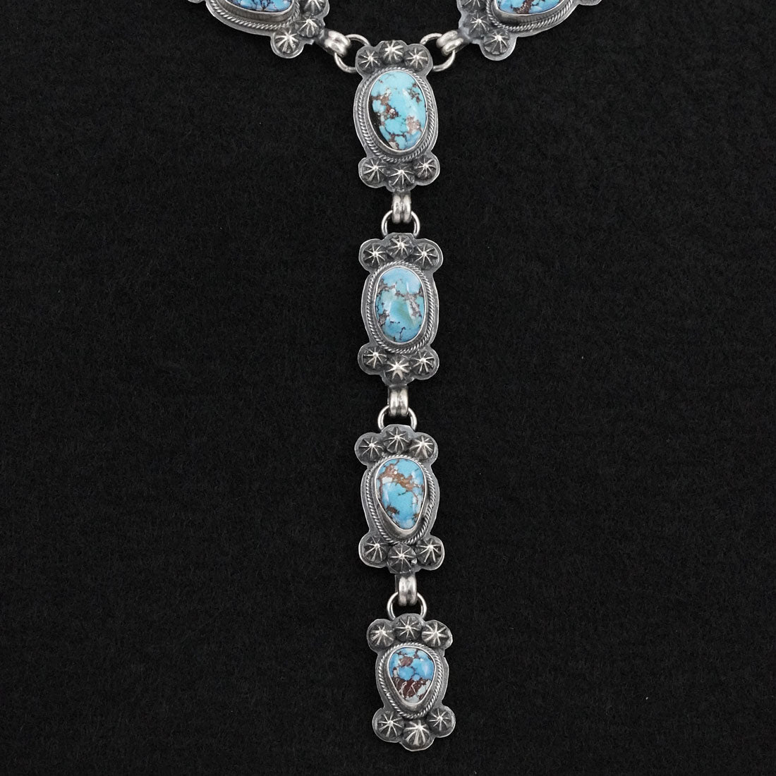 Darrin Livingston Turquoise & Sterling Silver Necklace Set