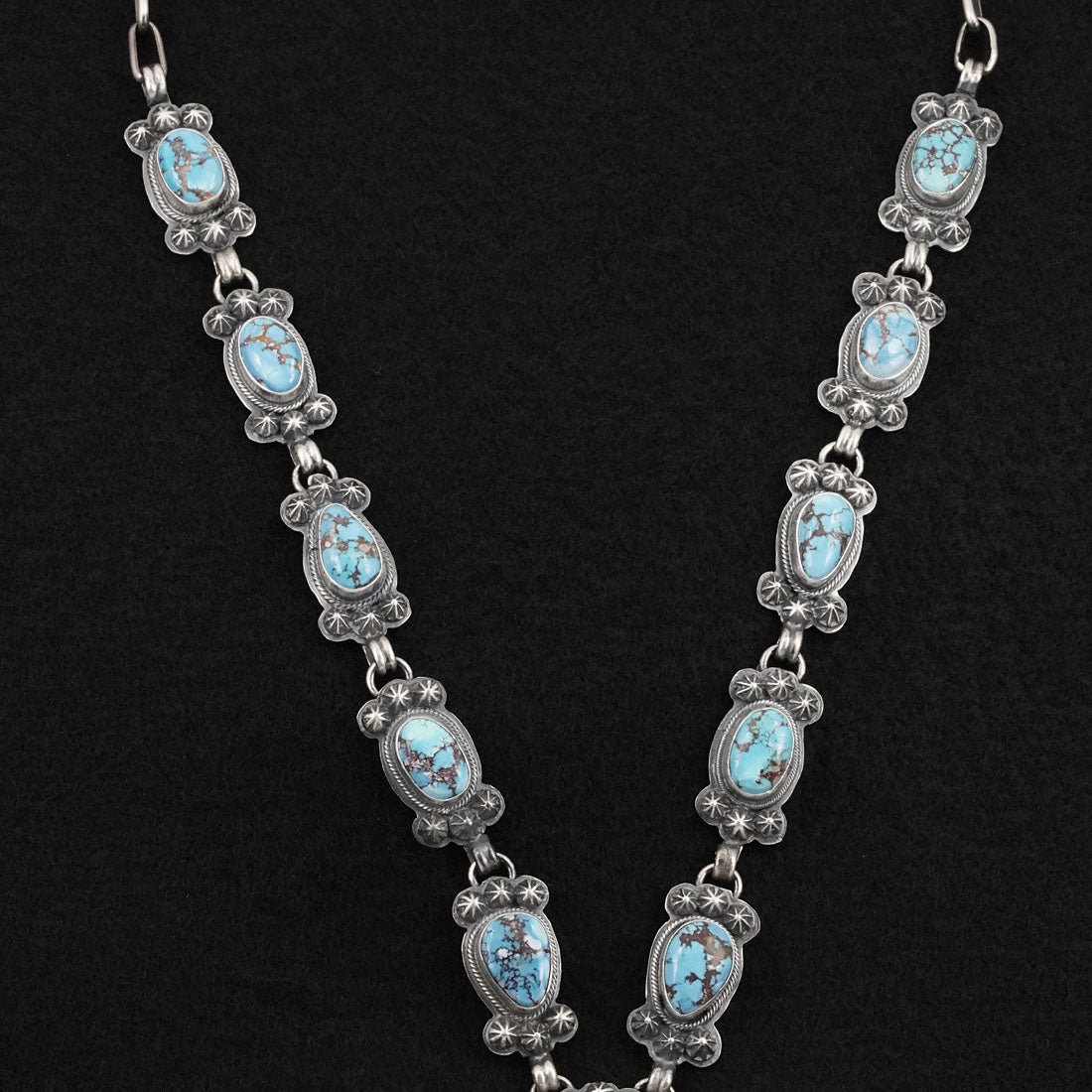 Darrin Livingston Turquoise & Sterling Silver Necklace Set