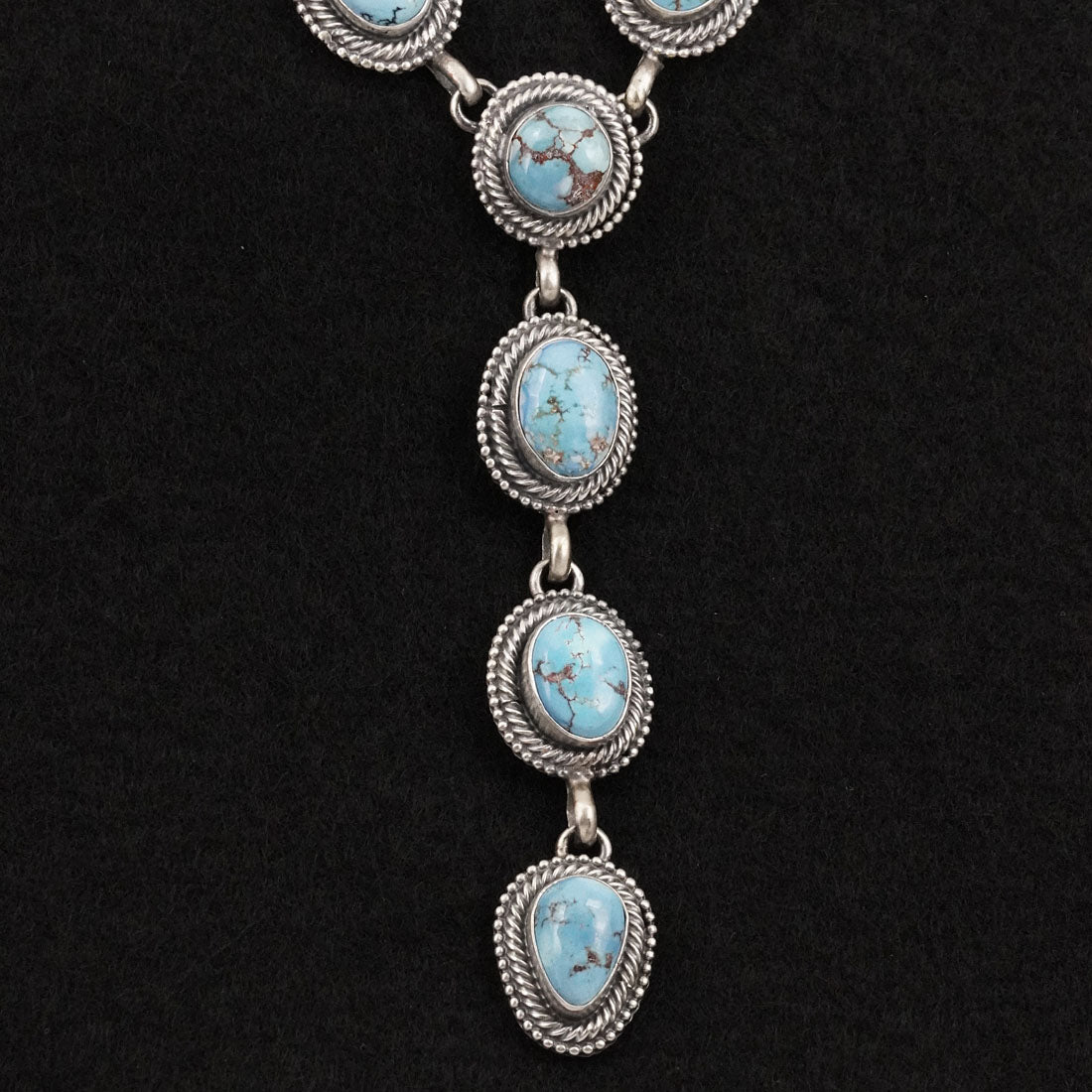Darrin Livingston Turquoise & Sterling Silver Necklace Set
