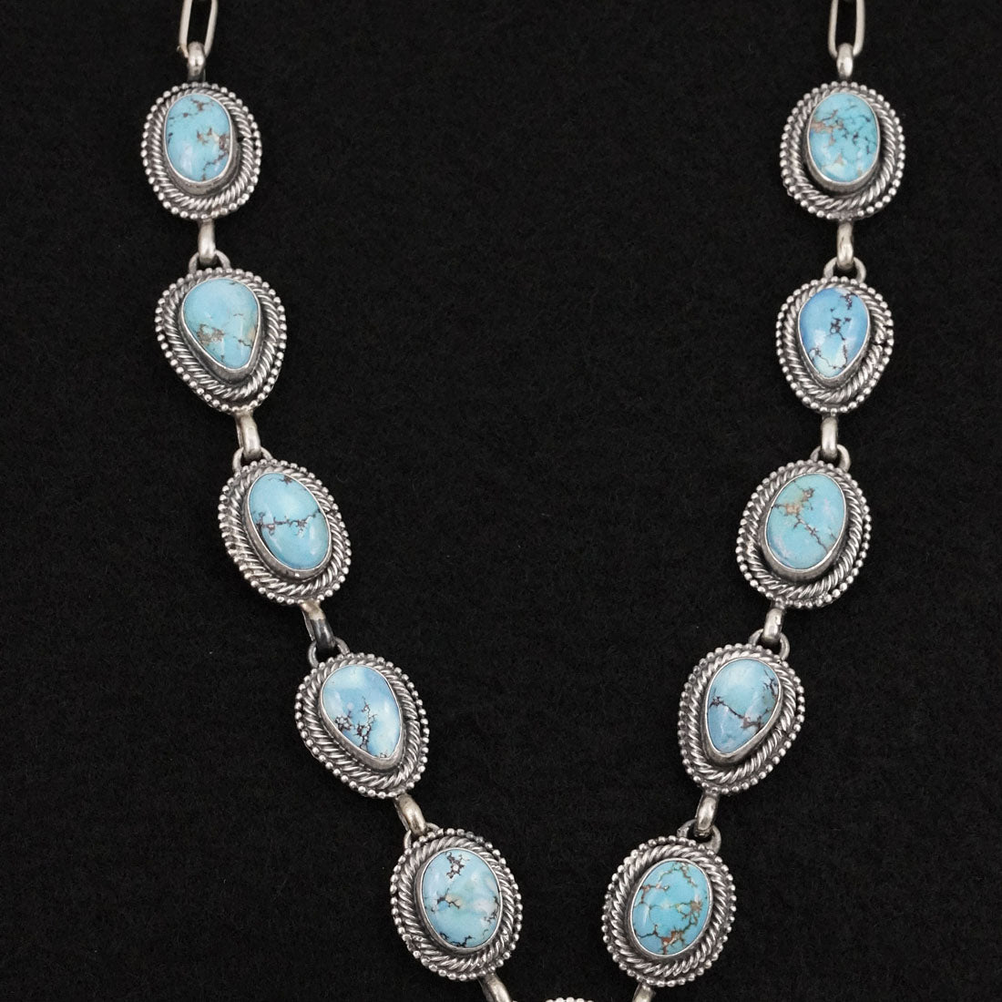 Darrin Livingston Turquoise & Sterling Silver Necklace Set