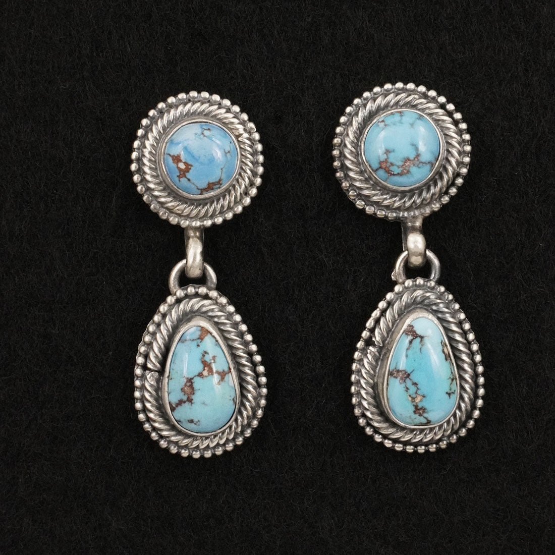 Darrin Livingston Turquoise & Sterling Silver Necklace Set