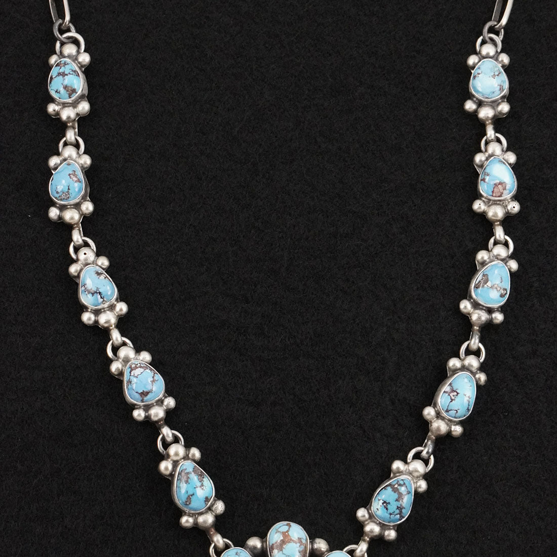 Kathleen Livingston Turquoise & Sterling Silver Necklace Set