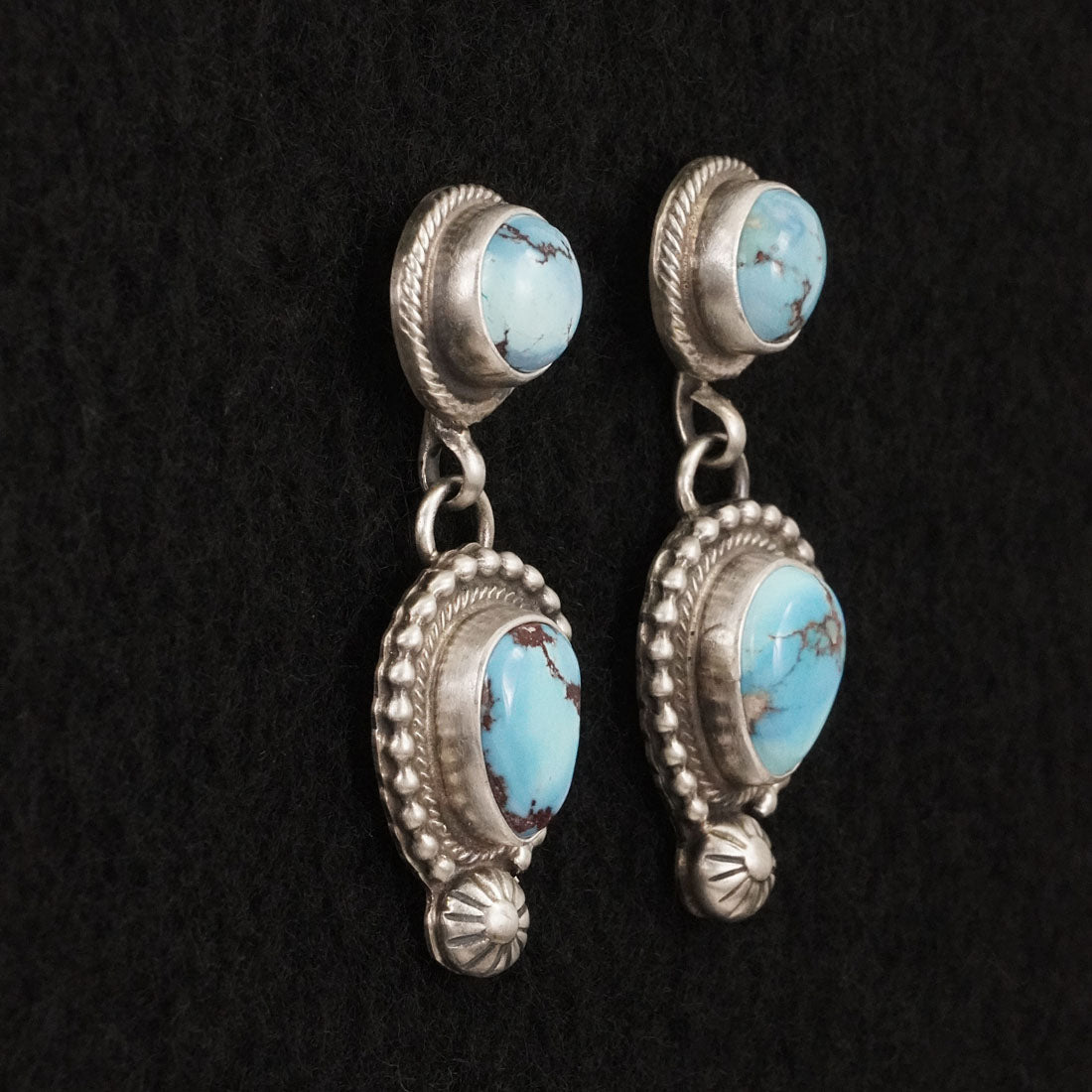 Kathleen Livingston Turquoise & Sterling Silver Necklace Set