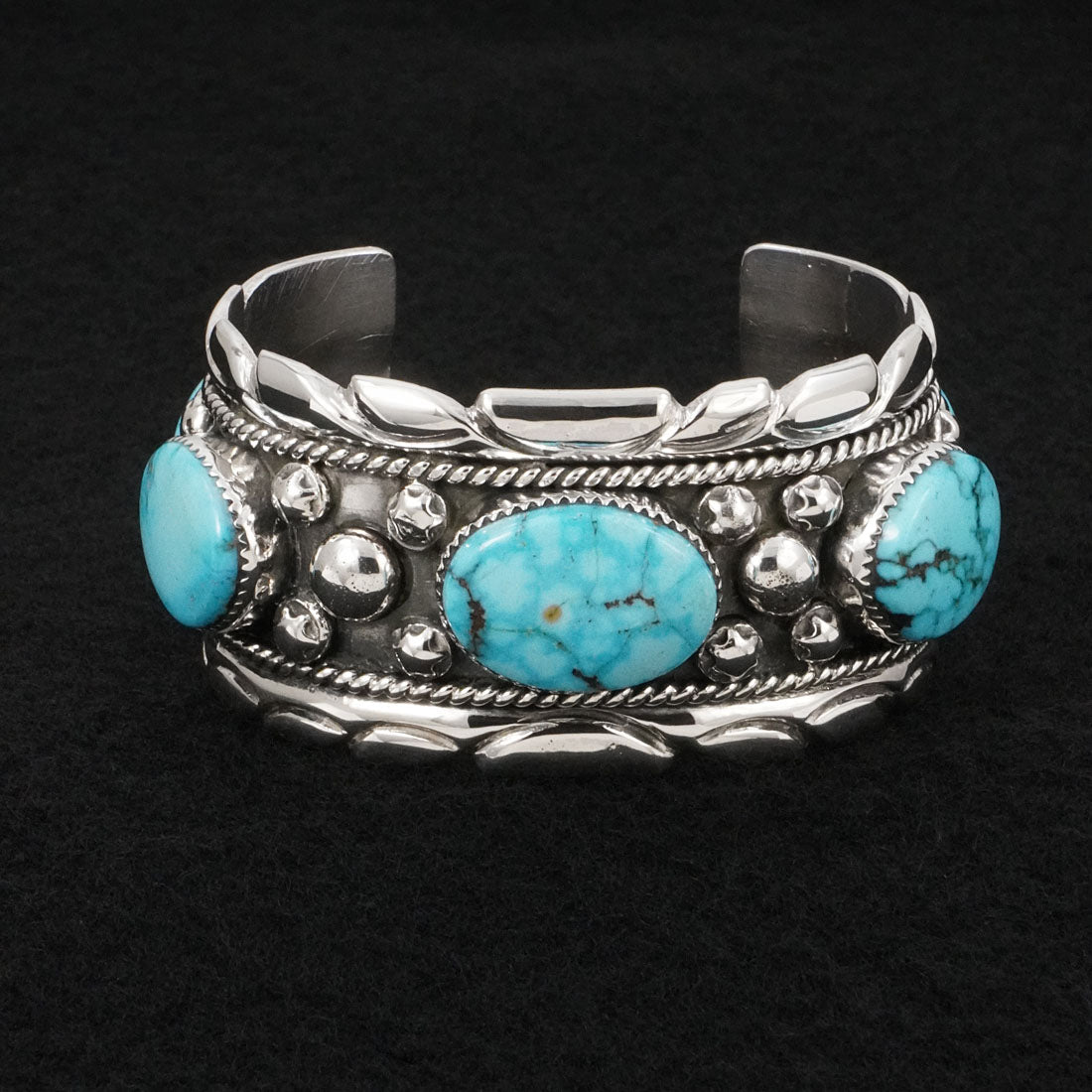 Griffin Tsabetsaye Jr. Turquoise & Sterling Silver Bracelet