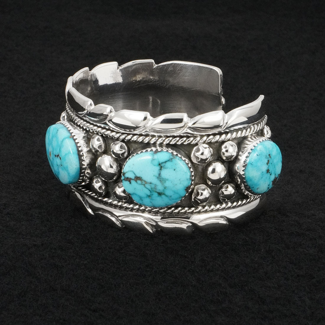 Griffin Tsabetsaye Jr. Turquoise & Sterling Silver Bracelet