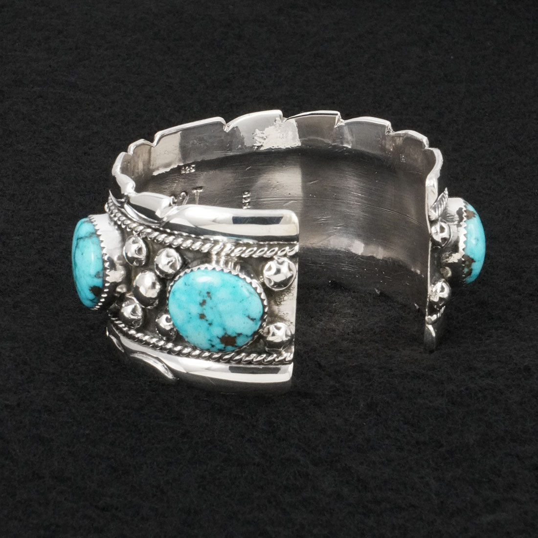 Griffin Tsabetsaye Jr. Turquoise & Sterling Silver Bracelet