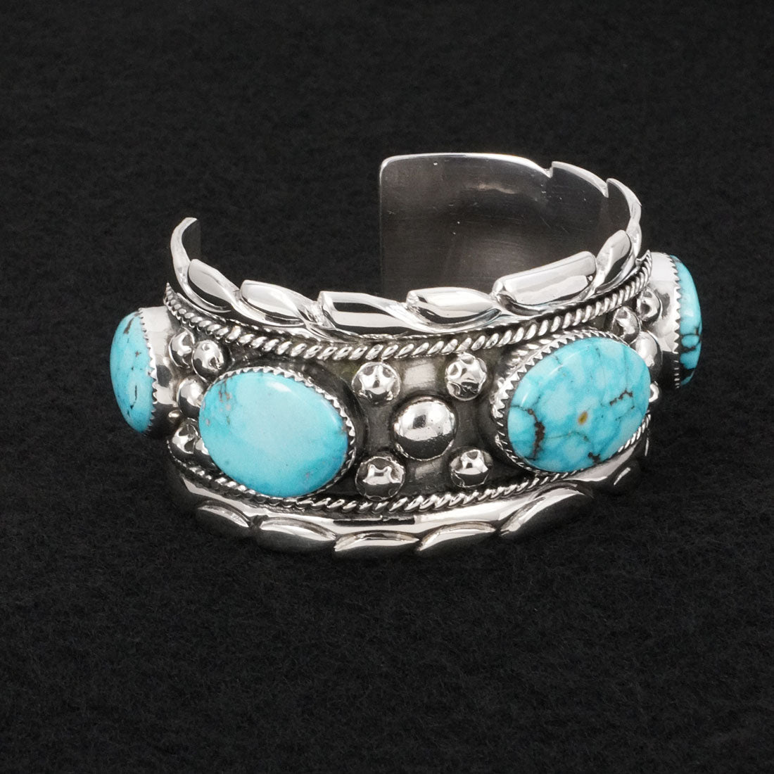 Griffin Tsabetsaye Jr. Turquoise & Sterling Silver Bracelet
